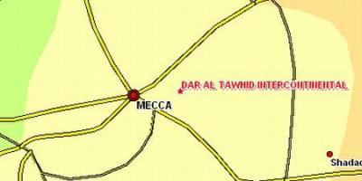 Χάρτης του ιμπραήμ χαλίλ δρόμο Μέκκα