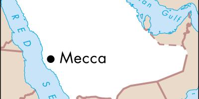 Χάρτης της masarat βασίλειο 3 Μέκκα